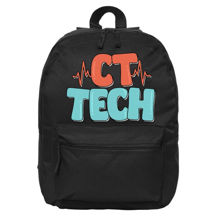 CT Tech Computed Tomography Technologist Radiology 16 in Basic Backpack