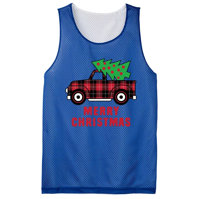 Christmas Truck Cool Gift Mesh Reversible Basketball Jersey Tank