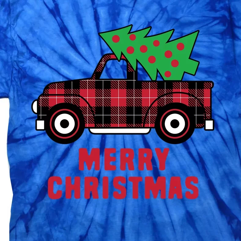 Christmas Truck Cool Gift Tie-Dye T-Shirt