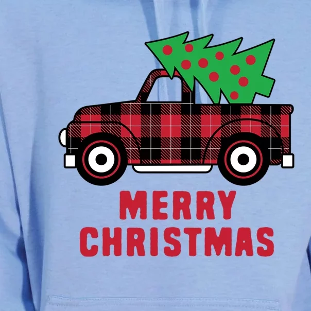 Christmas Truck Cool Gift Unisex Surf Hoodie