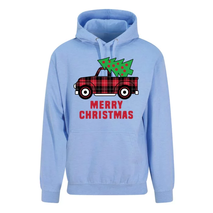 Christmas Truck Cool Gift Unisex Surf Hoodie