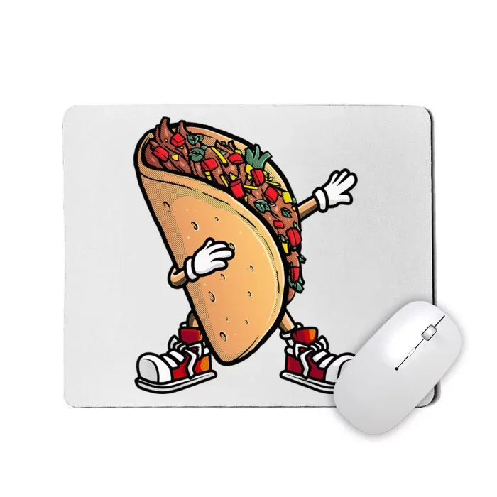 Cool Taco Cinco De Mayo Fiesta Mexican Food Mousepad