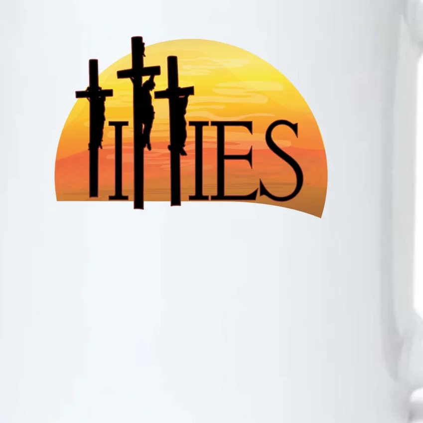 Crucifixion TITTIES Black Color Changing Mug