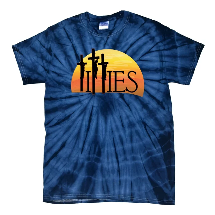 Crucifixion TITTIES Tie-Dye T-Shirt