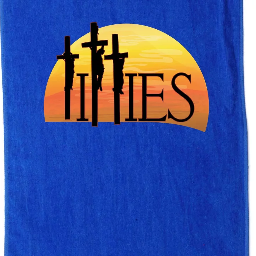 Crucifixion TITTIES Platinum Collection Golf Towel