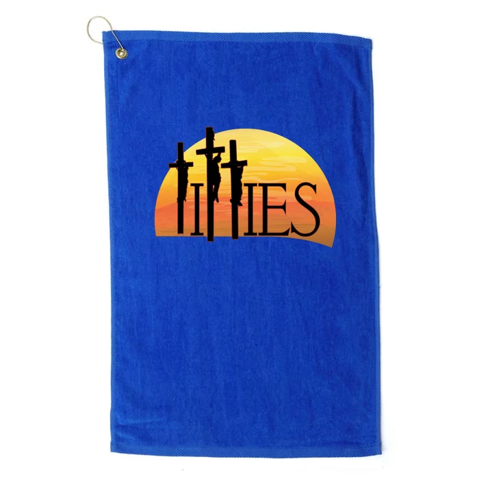 Crucifixion TITTIES Platinum Collection Golf Towel