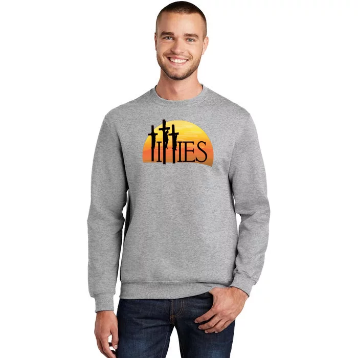 Crucifixion TITTIES Tall Sweatshirt