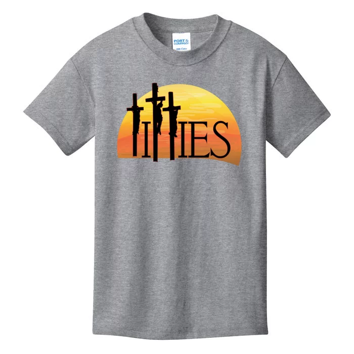 Crucifixion TITTIES Kids T-Shirt