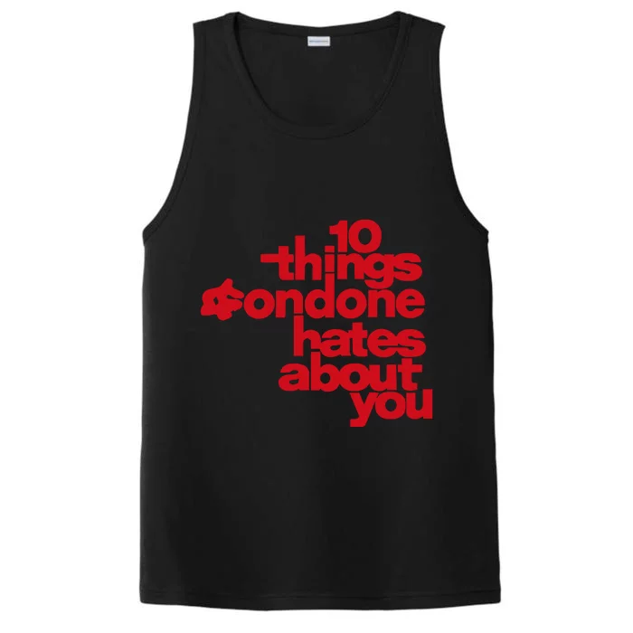 Condoneit Things Condone Hates About You Performance Tank