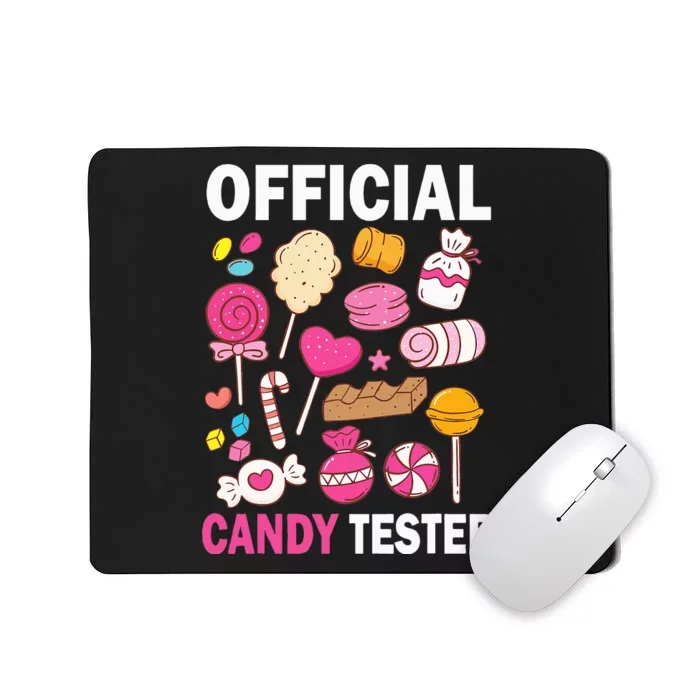 Candy Tester Cool Candy Lollipop Halloween Sweets Mousepad