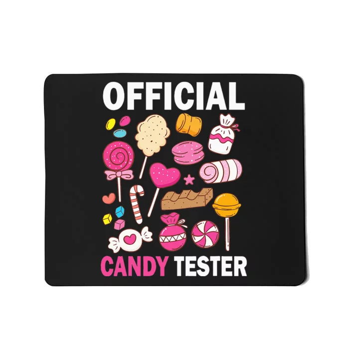 Candy Tester Cool Candy Lollipop Halloween Sweets Mousepad