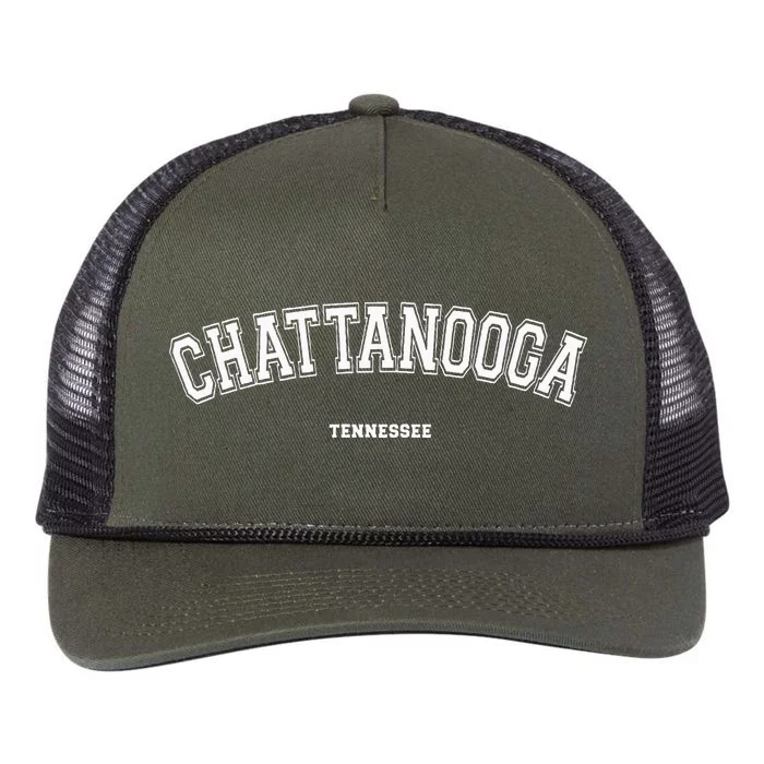 Chattanooga Tennessee Retro Rope Trucker Hat Cap