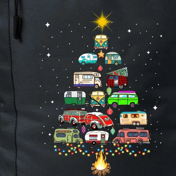 Christmas Tree Camper Vehicles Camping RVing Trailers Daily Commute Backpack