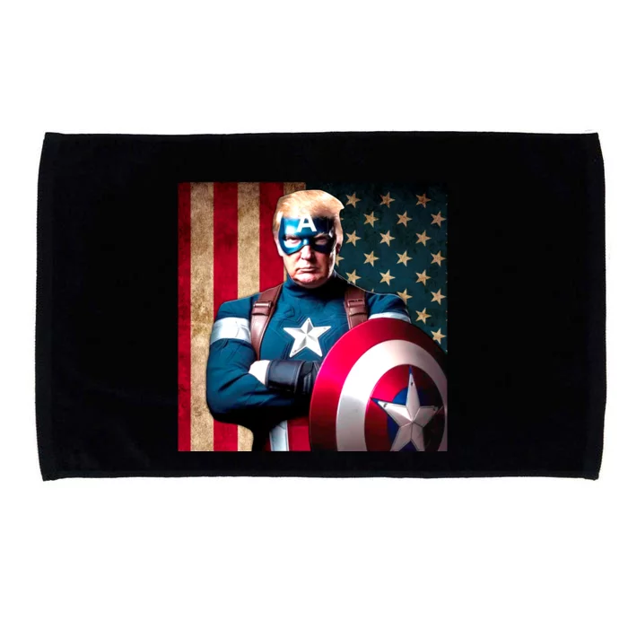 Cool Trump Captain Usa America Microfiber Hand Towel