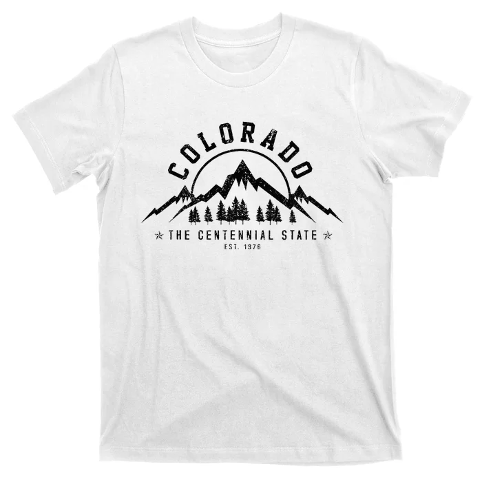 Colorado The Centennial State Est. 1867 Mountains T-Shirt