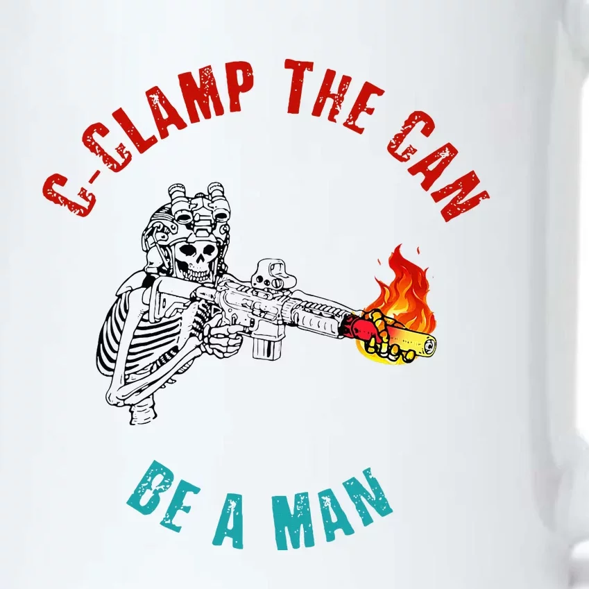 CClamp The Can Be A Man Funny Black Color Changing Mug