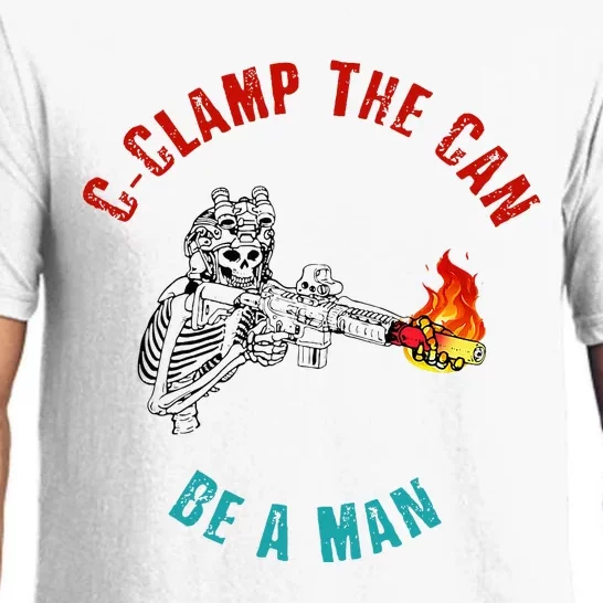 CClamp The Can Be A Man Funny Pajama Set