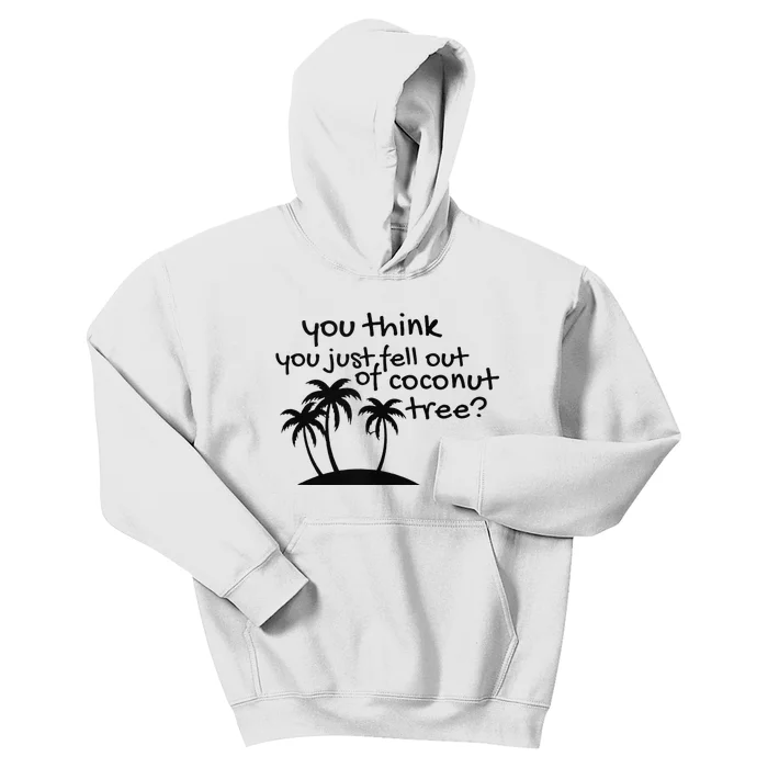 Coconut Tree Campaign Slogan 24 Kamala Statement Democrat Kids Hoodie