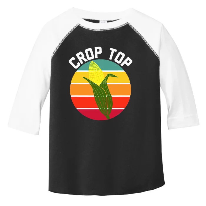 Crop Top Country Fair Joke Pun Corn On The Cob Corny Toddler Fine Jersey T-Shirt