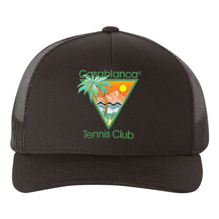 Casablanca Tennis Club Yupoong Adult 5-Panel Trucker Hat