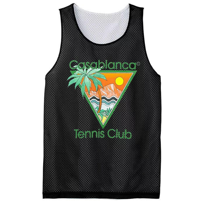 Casablanca Tennis Club Mesh Reversible Basketball Jersey Tank