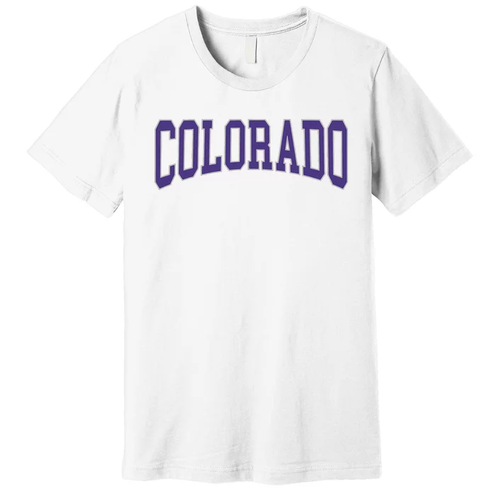 Colorado Text Premium T-Shirt