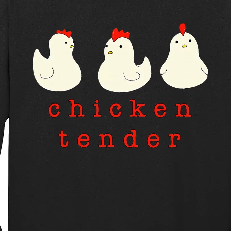 Chicken Tender Chicken Lady Farm Long Sleeve Shirt