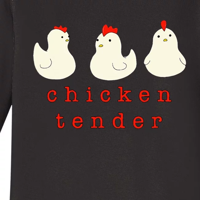 Chicken Tender Chicken Lady Farm Baby Long Sleeve Bodysuit