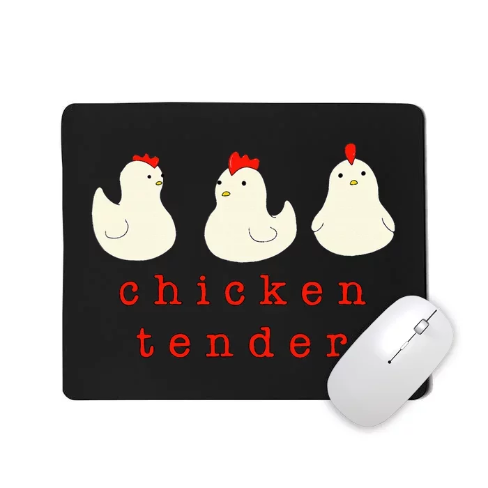 Chicken Tender Chicken Lady Farm Mousepad