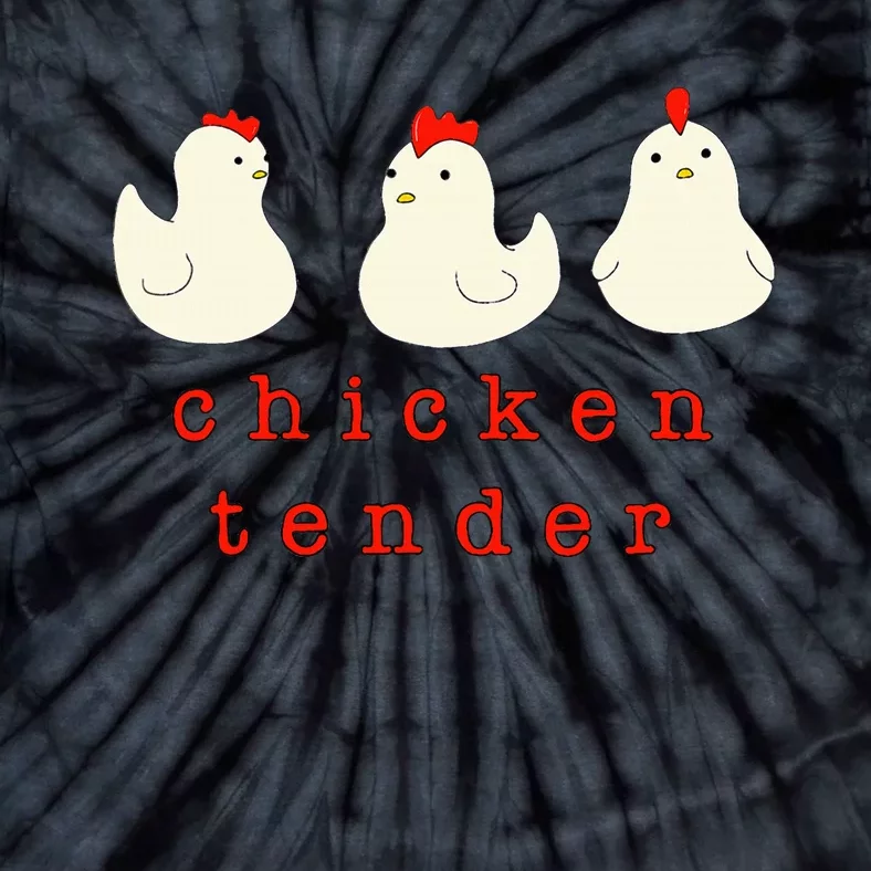 Chicken Tender Chicken Lady Farm Tie-Dye T-Shirt