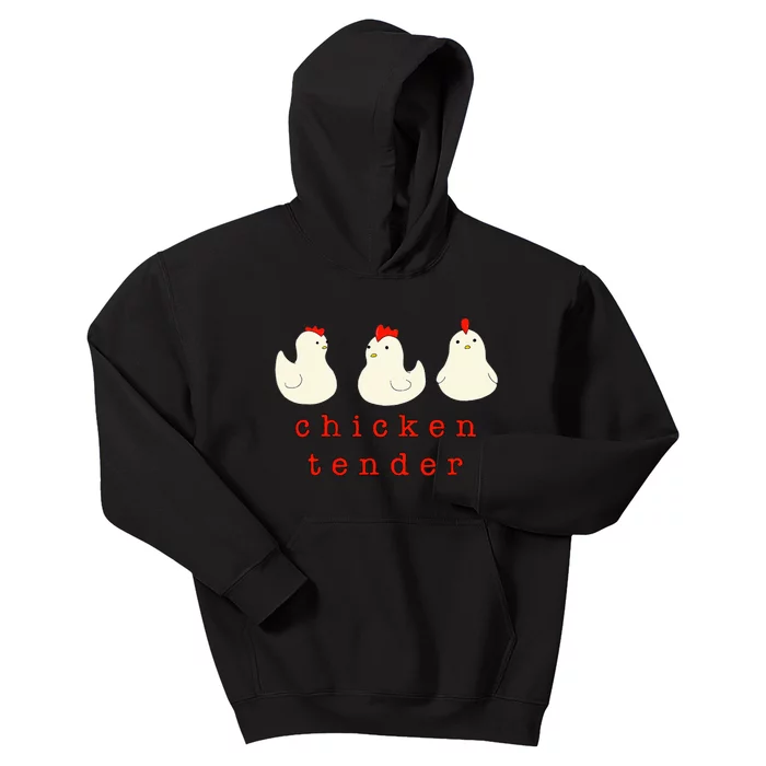 Chicken Tender Chicken Lady Farm Kids Hoodie