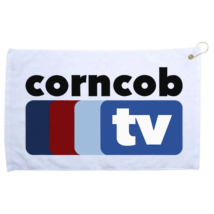 Corncob TV Grommeted Golf Towel