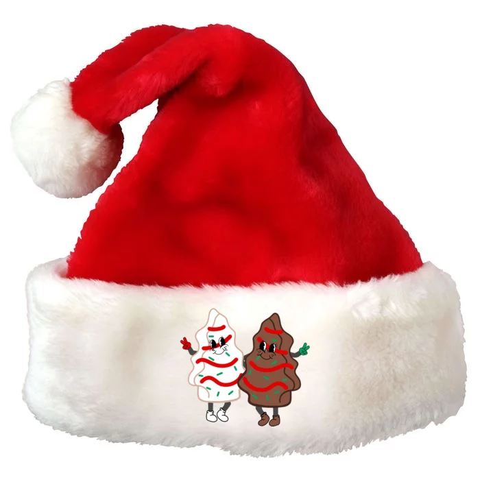 Cute Tree Cake Christmas Pajama Family Matching Xmas Holiday Meaningful Gift Premium Christmas Santa Hat