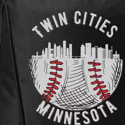 Cool Twin Cities Minnesota MN Baseball Skyline St. Paul MPLS City Backpack