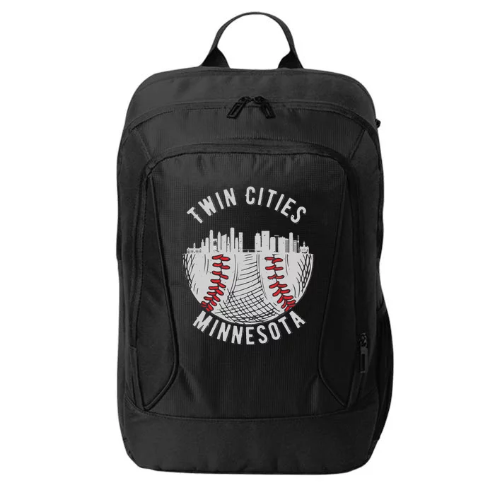 Cool Twin Cities Minnesota MN Baseball Skyline St. Paul MPLS City Backpack