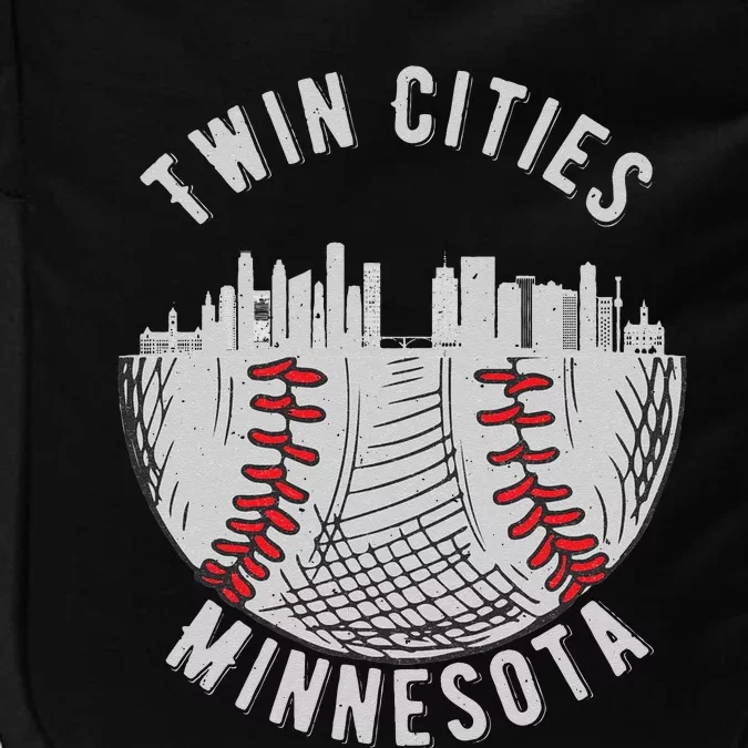 Cool Twin Cities Minnesota MN Baseball Skyline St. Paul MPLS Impact Tech Backpack