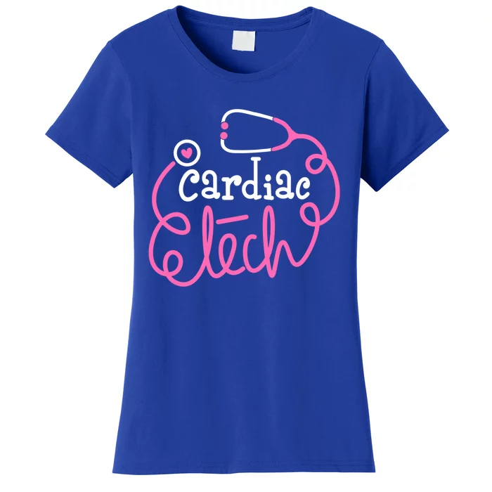 Cardiac Tech Cardiovascular Technologists Cardiac Technician Gift Women's T-Shirt