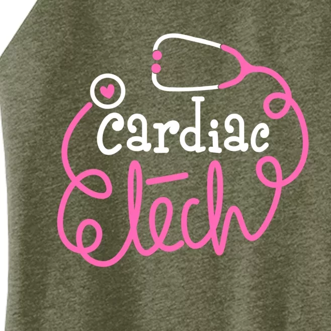 Cardiac Tech Cardiovascular Technologists Cardiac Technician Gift Women’s Perfect Tri Rocker Tank