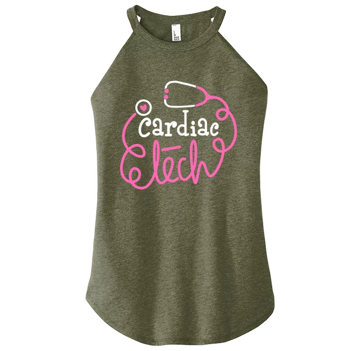 Cardiac Tech Cardiovascular Technologists Cardiac Technician Gift Women’s Perfect Tri Rocker Tank