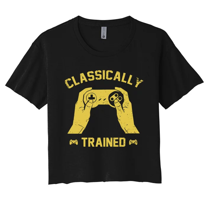 Classically Trained Women's Crop Top Tee