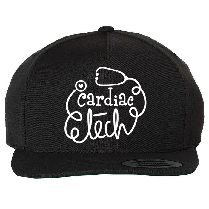 Cardiac Technician Cardiovascular Technologists Cardiac Tech Gift Wool Snapback Cap