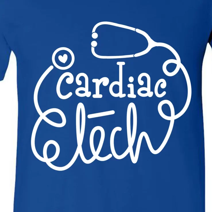 Cardiac Technician Cardiovascular Technologists Cardiac Tech Gift V-Neck T-Shirt