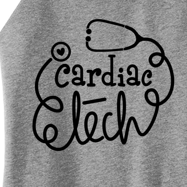 Cardiac Technician Cardiovascular Technologists Cardiac Tech Gift Women’s Perfect Tri Rocker Tank