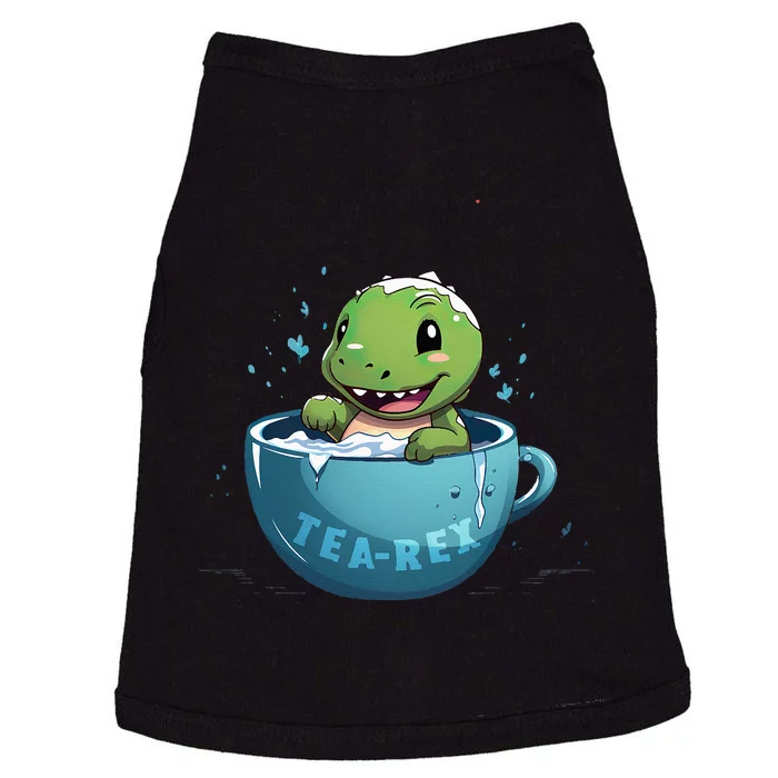 Cute TRex Dinosaur Tea TeaRex Doggie Tank