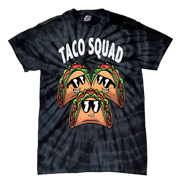 Cool Taco Design For Taco Mexican Dish Lovers Tie-Dye T-Shirt