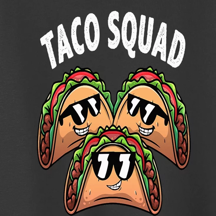 Cool Taco Design For Taco Mexican Dish Lovers Toddler T-Shirt