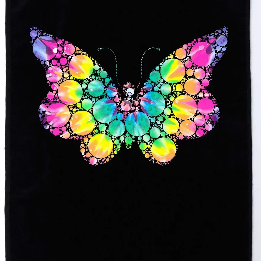 Cute Tie Die Polka Dots Platinum Collection Golf Towel