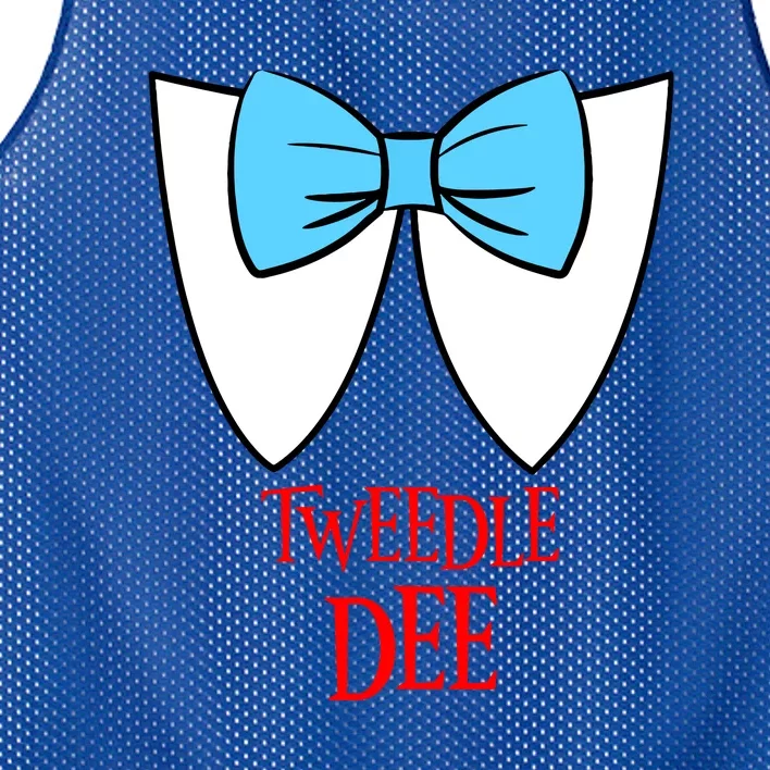 Cute Tweedle Dee Fairytale Character Costume Halloween Gift Mesh Reversible Basketball Jersey Tank