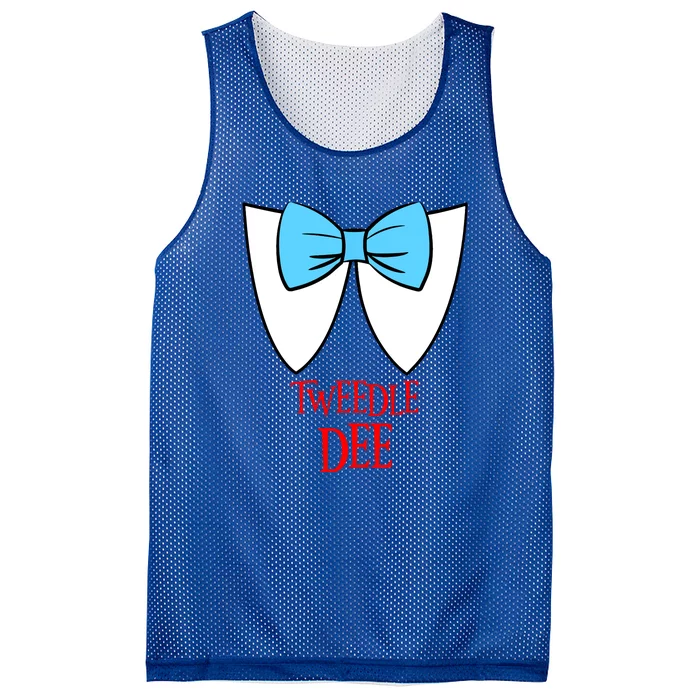 Cute Tweedle Dee Fairytale Character Costume Halloween Gift Mesh Reversible Basketball Jersey Tank