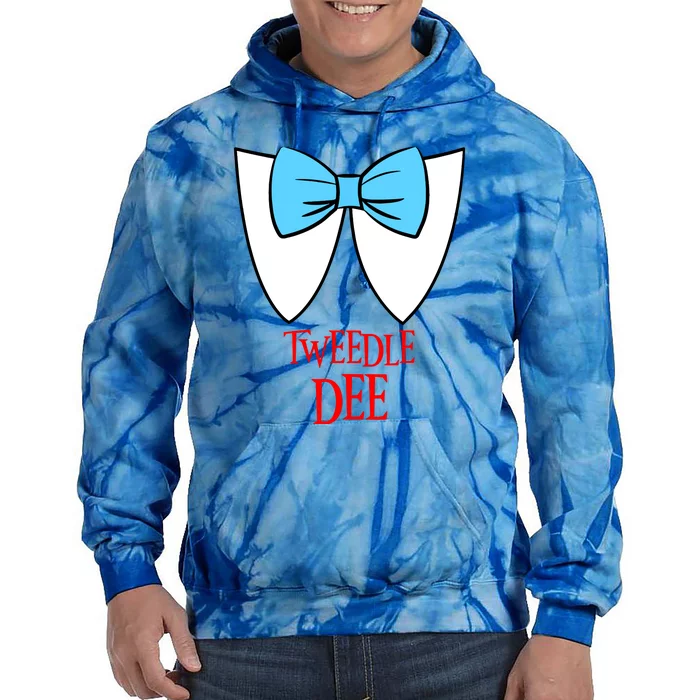 Cute Tweedle Dee Fairytale Character Costume Halloween Gift Tie Dye Hoodie